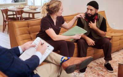 a man getting counselings